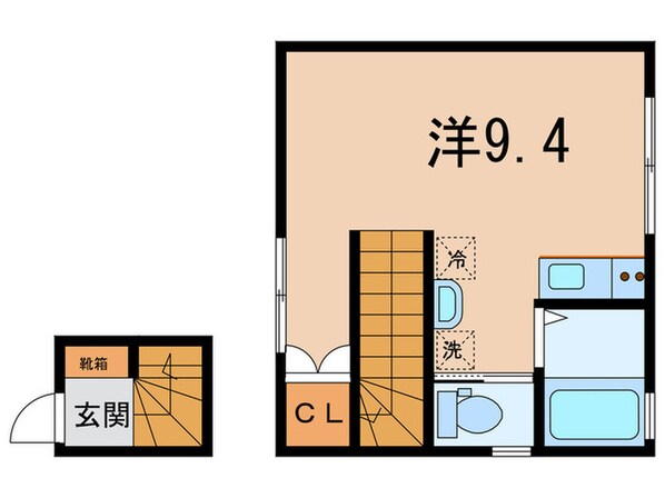 エルシア舟渡の物件間取画像